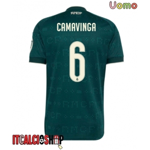 Real Madrid Eduardo Camavinga #6 Seconda Maglia 2026-27 Manica Corta Real Madrid Eduardo Camavinga #6 Seconda Maglia 2026-27 Manica Corta